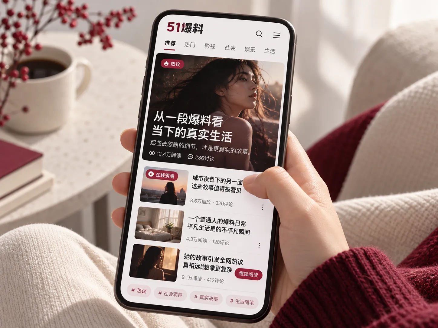 移动端查看在线内容